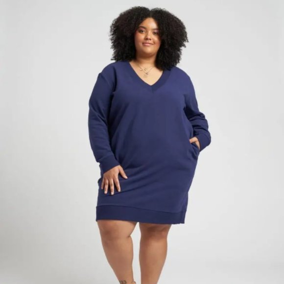 universal standard sweatshirt dress